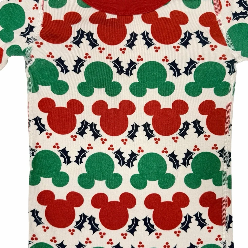 Hanna Andersson Disney Mickey Christmas Long Johns‎ Pajamas